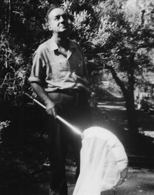 VN hunting butterflies in the vicinity of Oak Creek Canyon, Arizona, 1-2 July, 1959. Photographs by Robert H. Boyle.